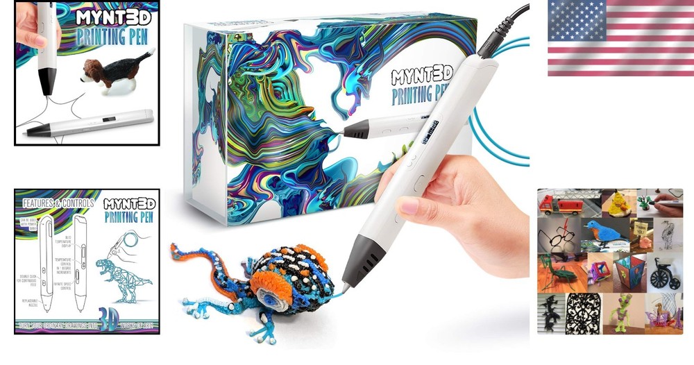 Professional 3D Pen Set with Temperature Control