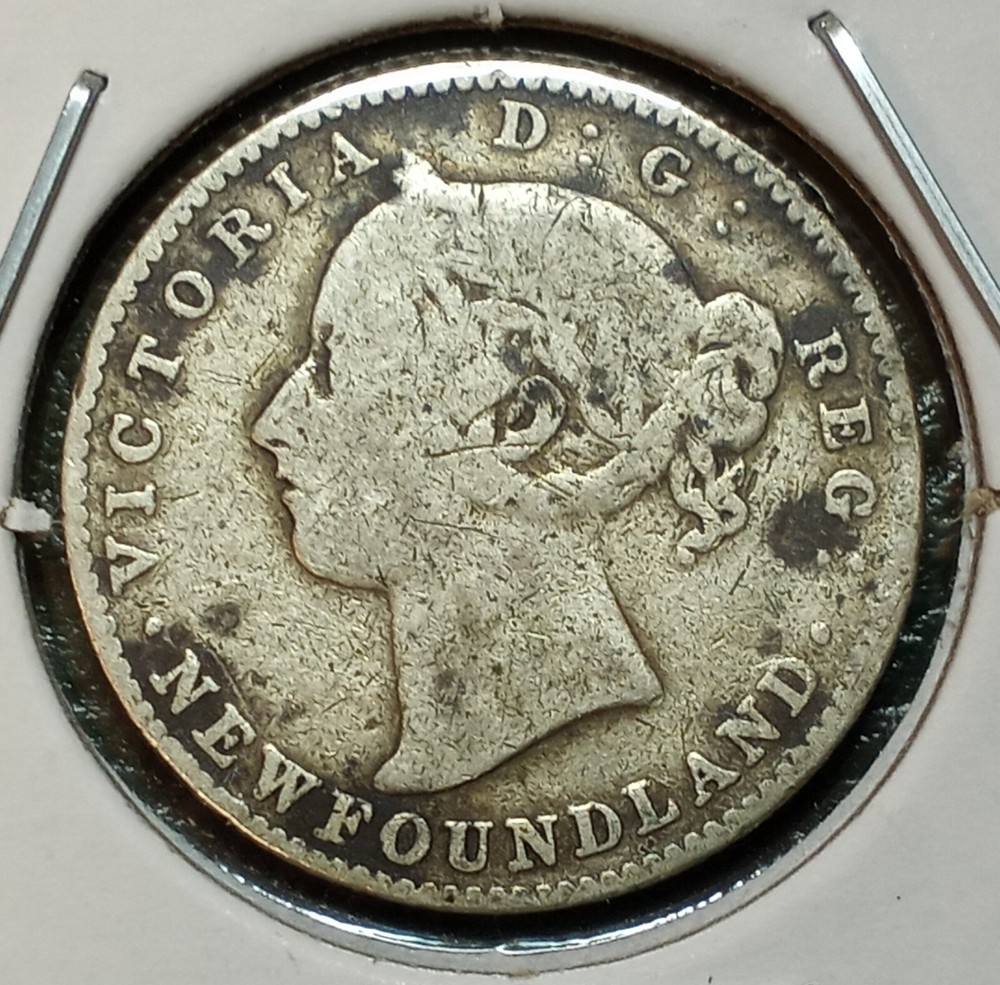1894 Newfoundland (Canada) 10 Cents - Better Grade