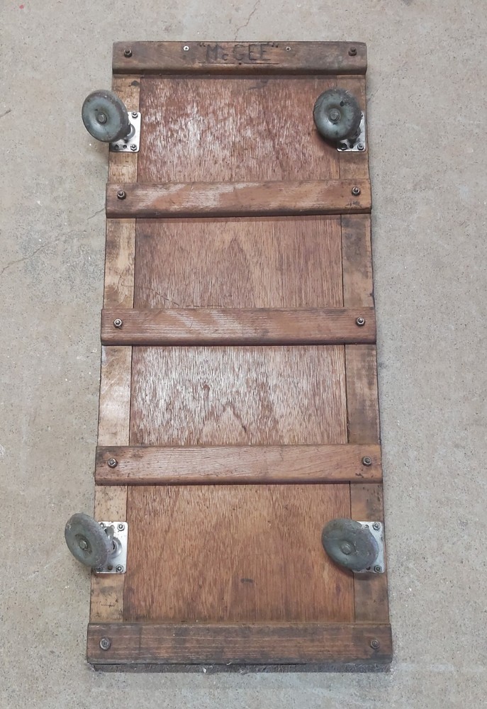 Vtg Mac Tools Wooden Creeper Dolly