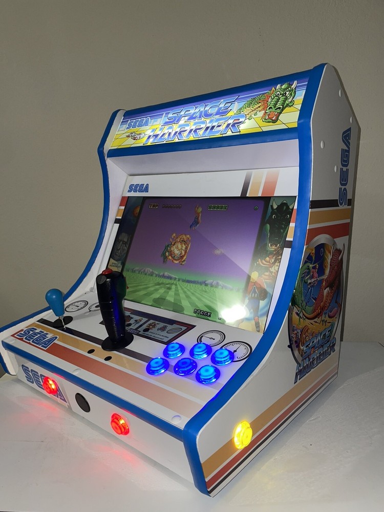 Sega Space Harrier Multicade Tabletop Bartop Arcade Cabinet Raspberry pi 4