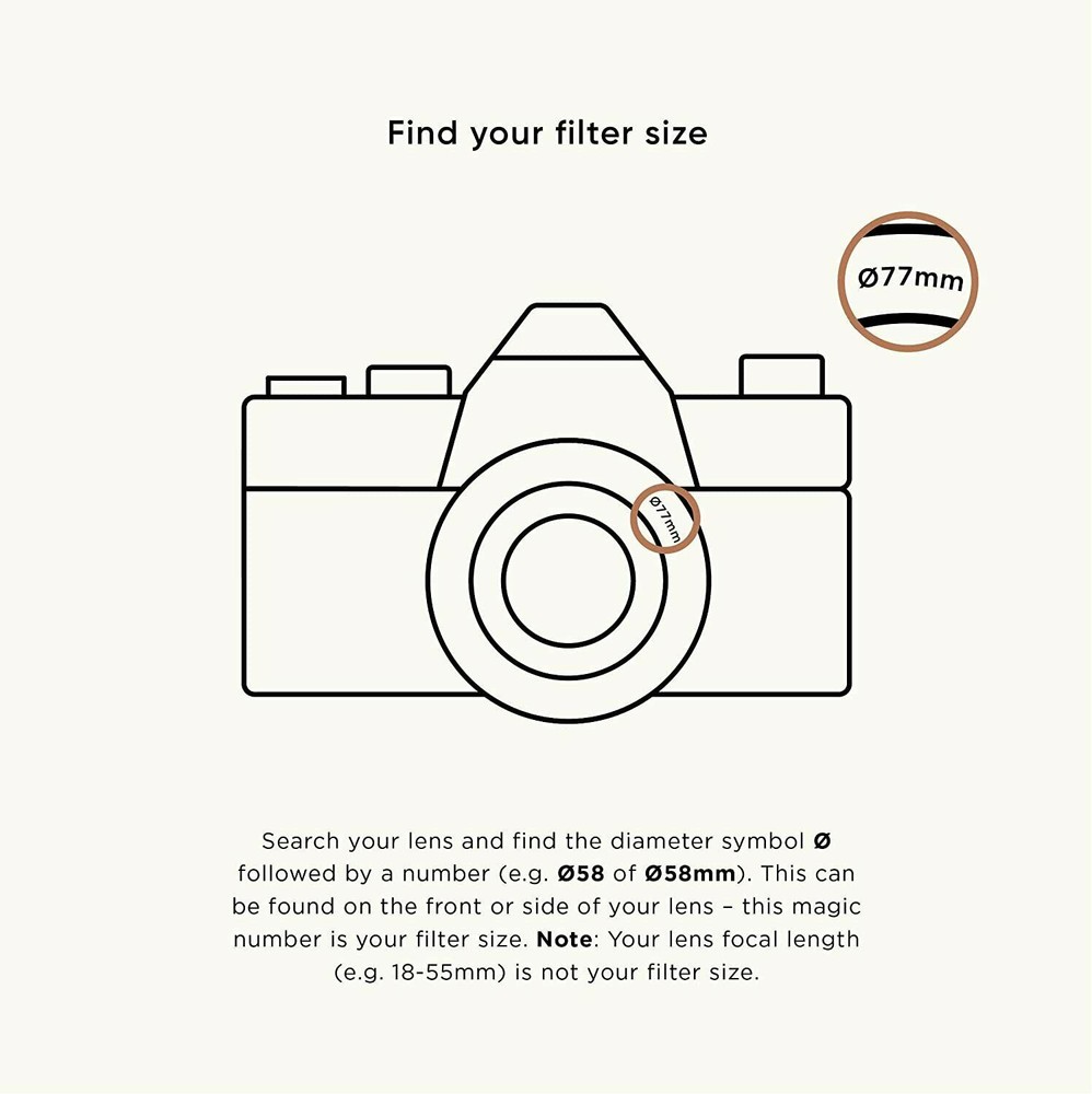 Tiffen 82mm Black Diffusion FX 1/4 Filter Halation Diffusion Filters 82BDFX14