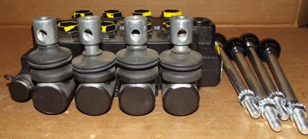 NIMCO CONTROLS 4 SPOOL CONTROL VALVE P2000US CV114 with Handles