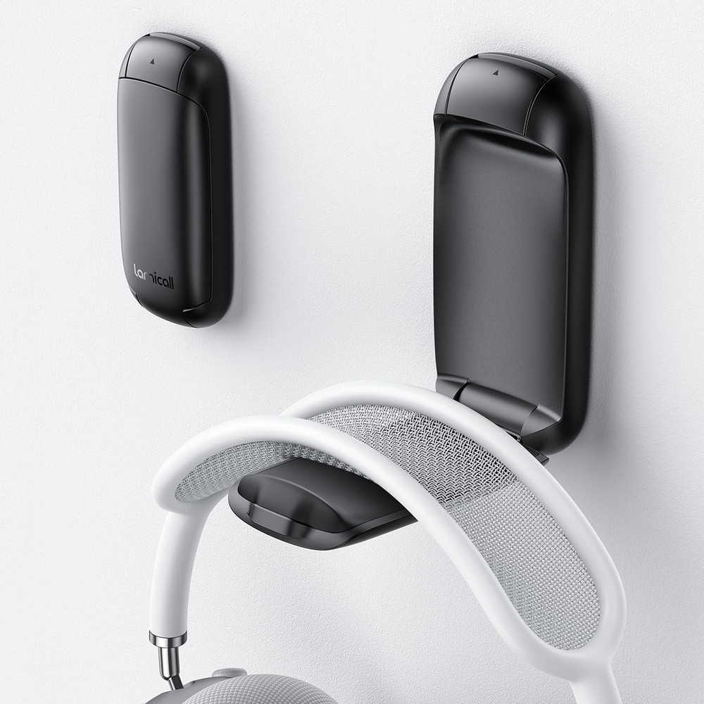 Headphone Stand, Sticky Headset Holder - [Foldable & Compact] Headphone Holder H