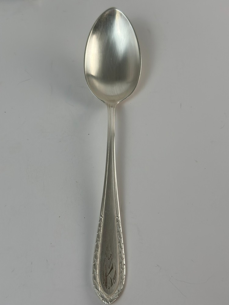 HOMAG 90 Silverplated Flatware Set Vintage Monogram K Serving Pieces