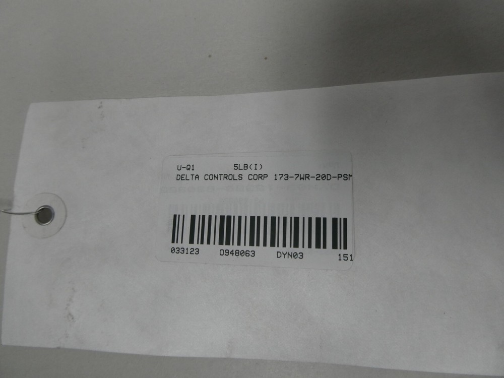 Delta Controls Corp 173-7WR-20D-PSM Level Transmitter