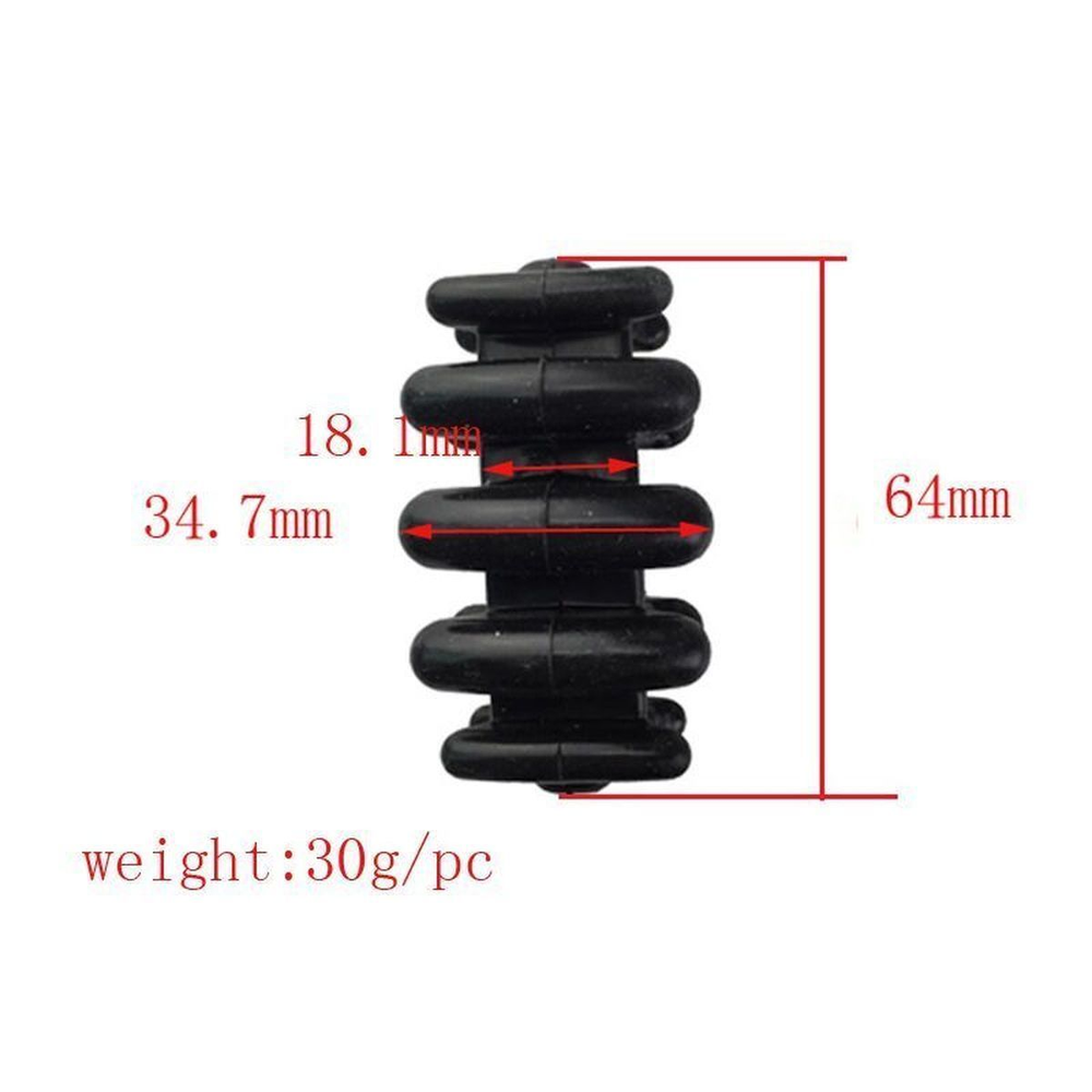 2pcs Bow Limbs Compound Stabilizer Archery Vibration Damper Silencer Shock Shoot