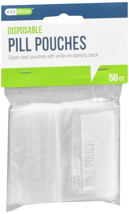 Ezy Dose Pill Pouches 50 EA