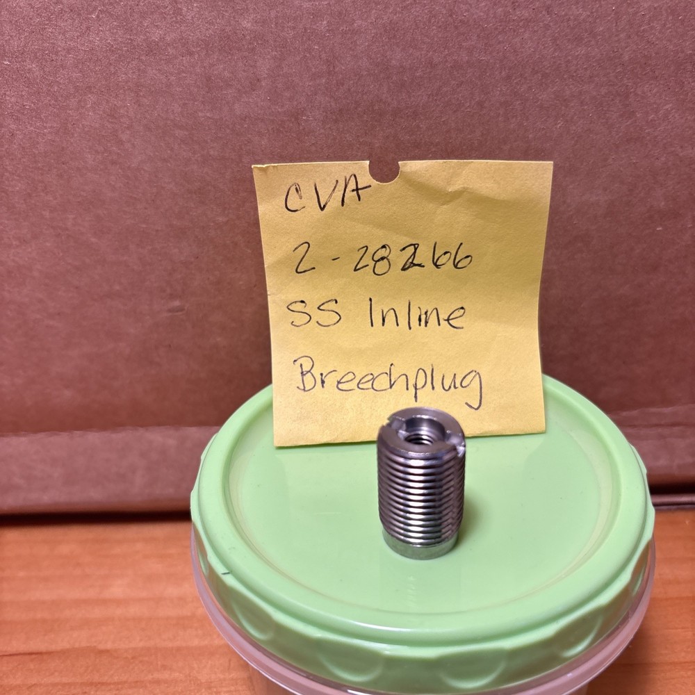 CVA 2-28266 SS Inline Breech Plug For Muzzle Loading Rifle