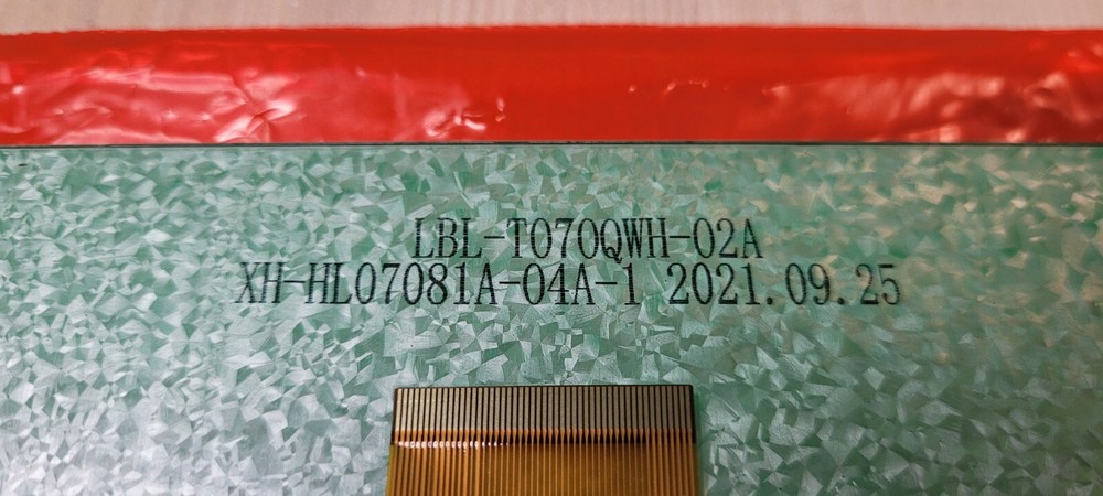 Displaytech Resistive Graphic LCD Display Module RGB TFT 7" 800 x 400 WVGA