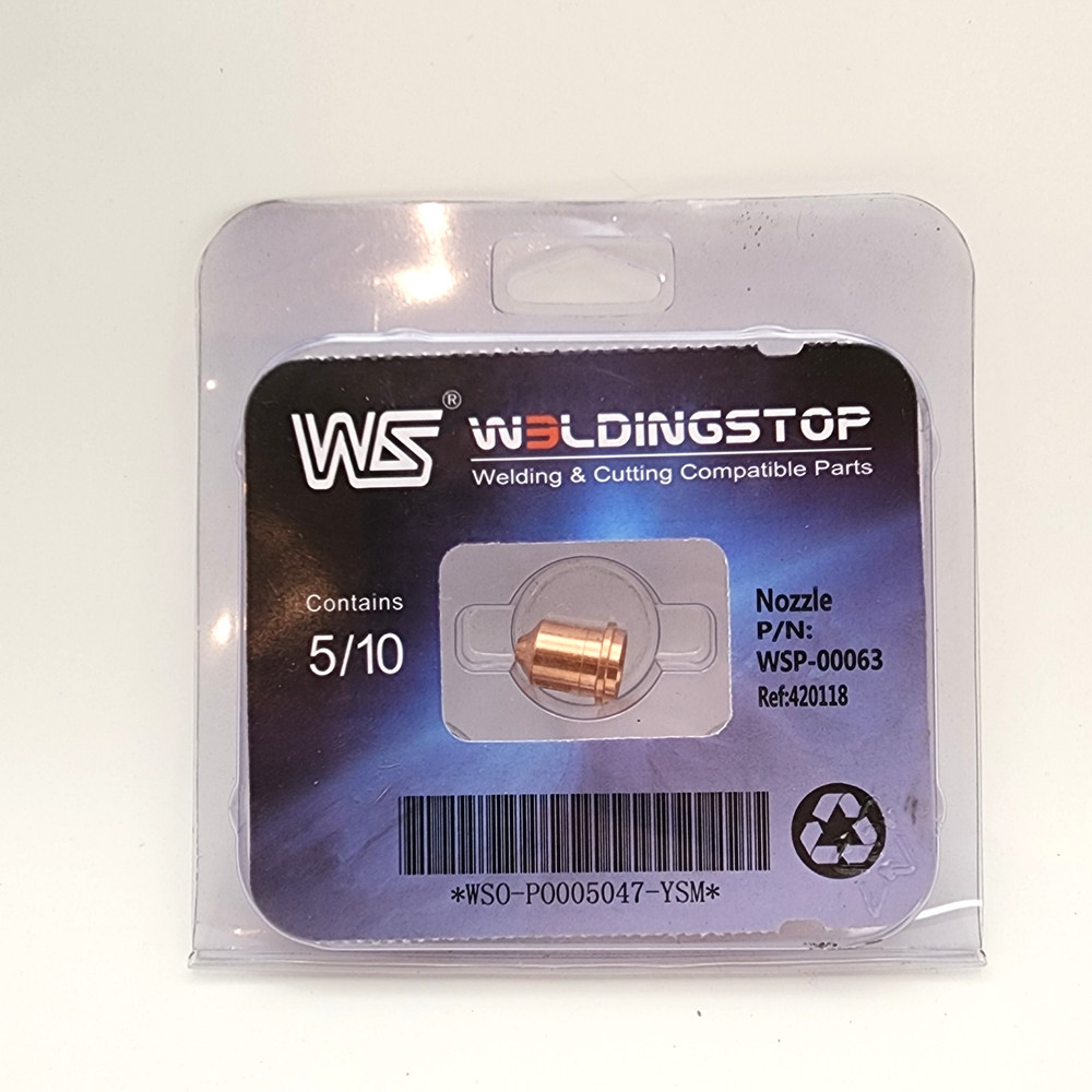 5pk - Welding Stop WSP-00063 Ref 420118 Plasma Cutter Electrode Nozzle