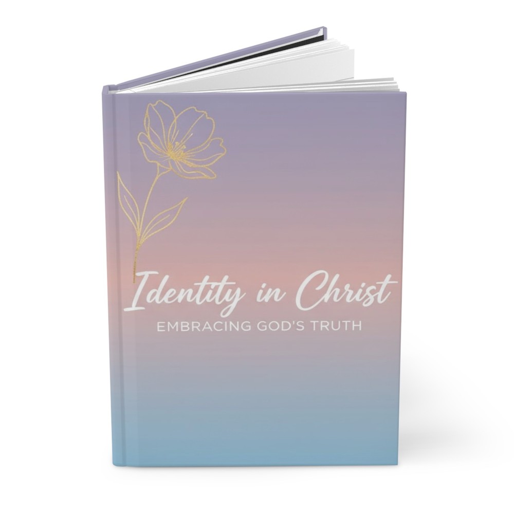 Identity in Christ Notebook, Christian Devotional Journal, Bible Study, Planner
