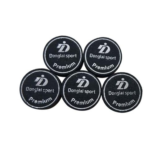 5PCS Packed Black/Brown Premium Laminated Billiard Cue Tips, Laminated Pool