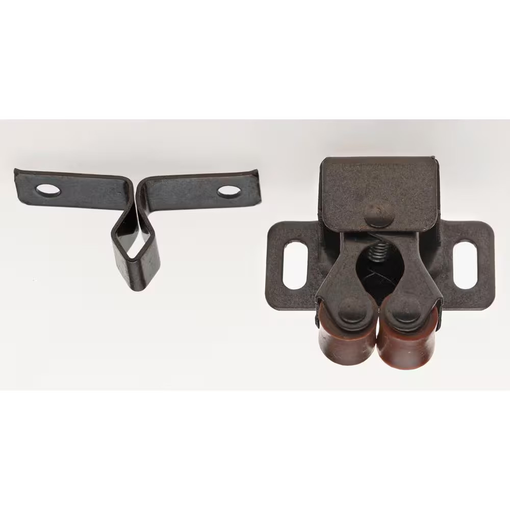 Double Roller Door Catch,Bronzed Antique (50-Pack)