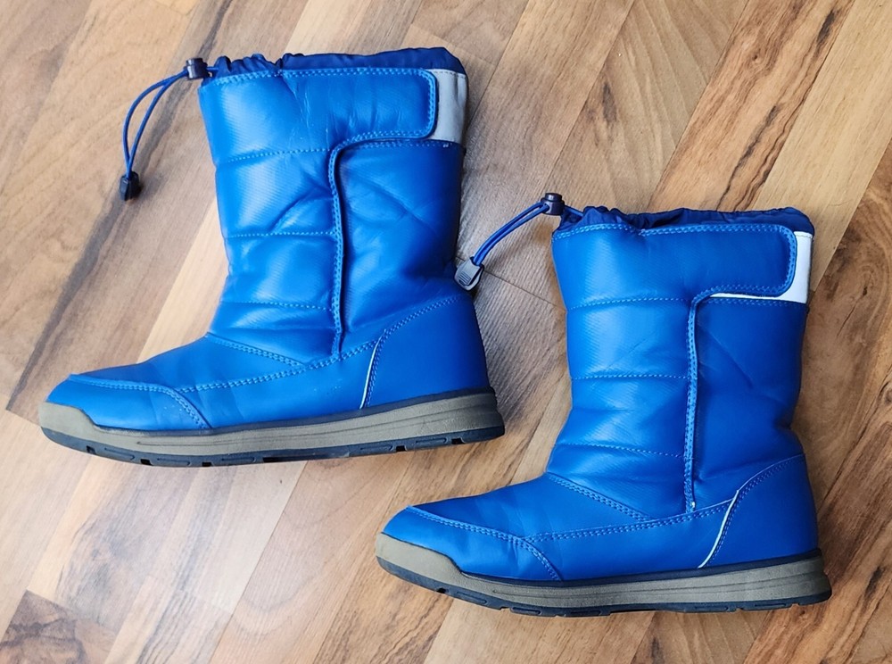 Lands End Boys Snow Boots Size 7M, Blue, Great Condition!