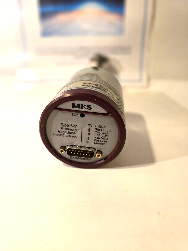 MKS Instruments Baratron 627AU5TCD .05 Torr Capacitance Manometer
