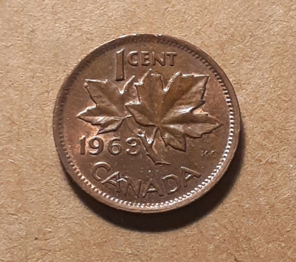 1963 ONE CENT CANADA