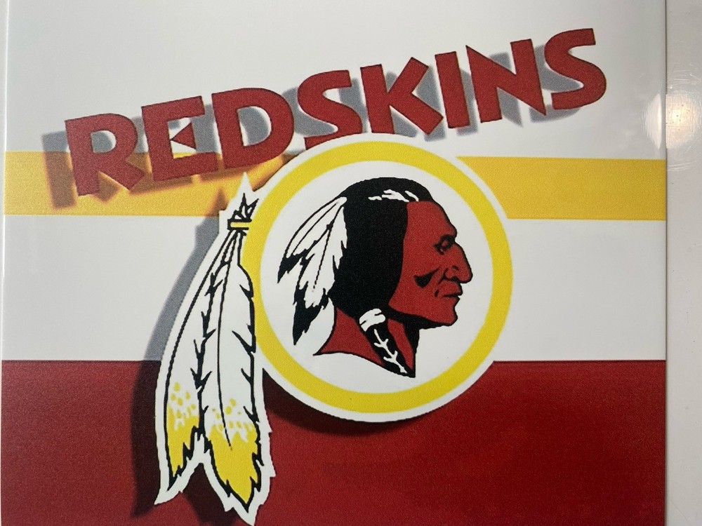 Bud Light Beer Washington Redskins Sign - Commanders Budweiser
