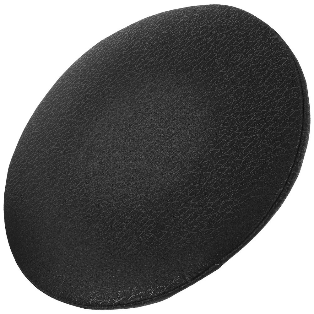 Round Stool Cushion Cover Black Slip Resistant Elastic Protector