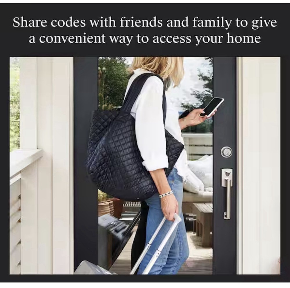 New! Level Lock (Matter) Matte Black Matter-Over-Thread Smart Lock
