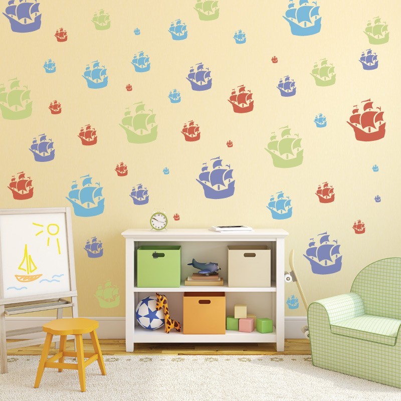 KIDS Reusable Plastic Stencils (5 pcs) // SHIP