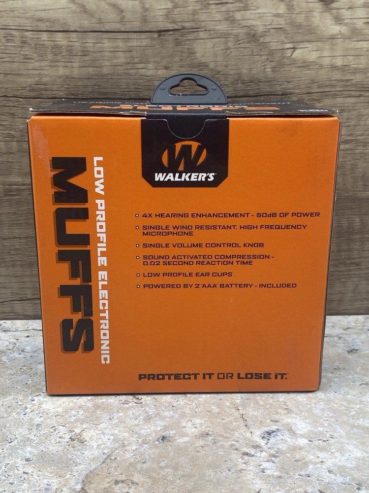 Walkers Electronic Ear Muffs - Black