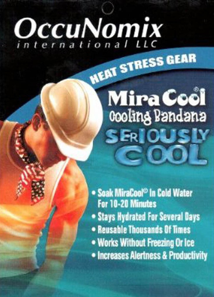 MIRACOOL FLAME RESISTANT 2 PIECE PACK COOLING BANDANAS - 940-FR