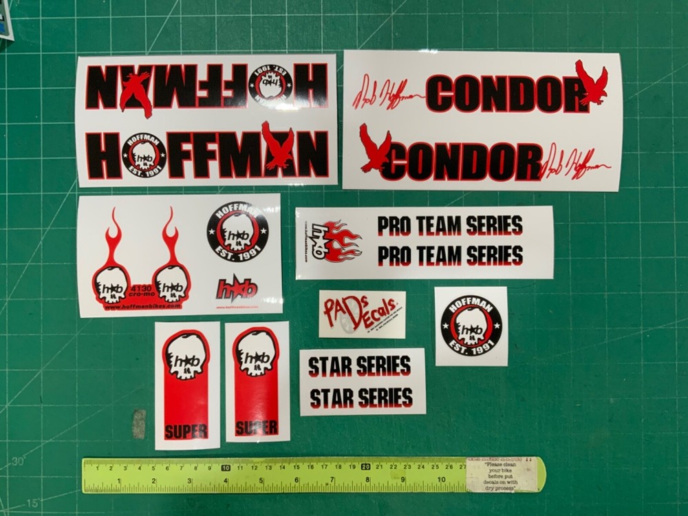Hoffman bmx sticker decals