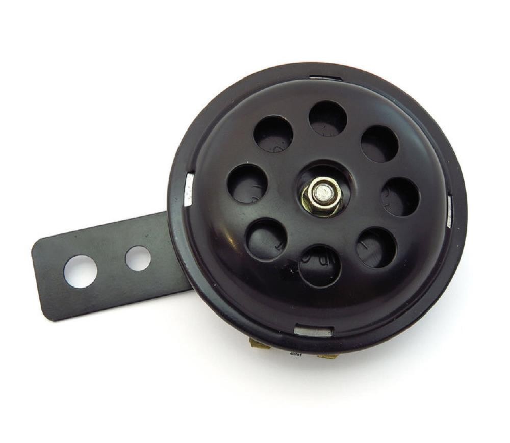 Emgo Universal Horn - 6 Volt - 70mm - Black - 86-18356