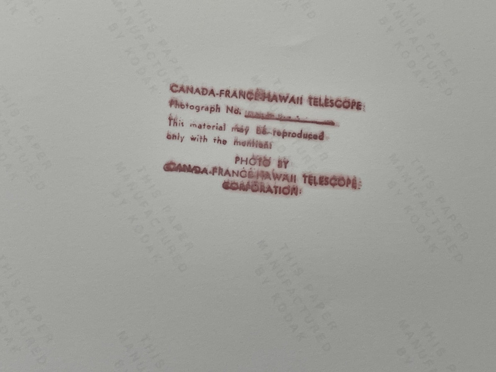 VINTAGE SPACE RING NEBULA PHOTO DEEP SPACE