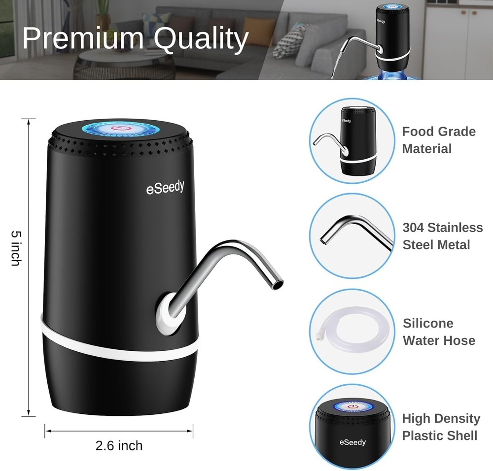 Automatic Drinking Water Dispenser for 5-Gallon Jug – Pump Press