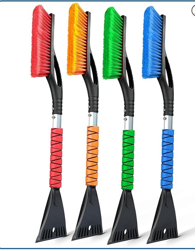 Snow Scraper & Brush | 4 Pack Set
