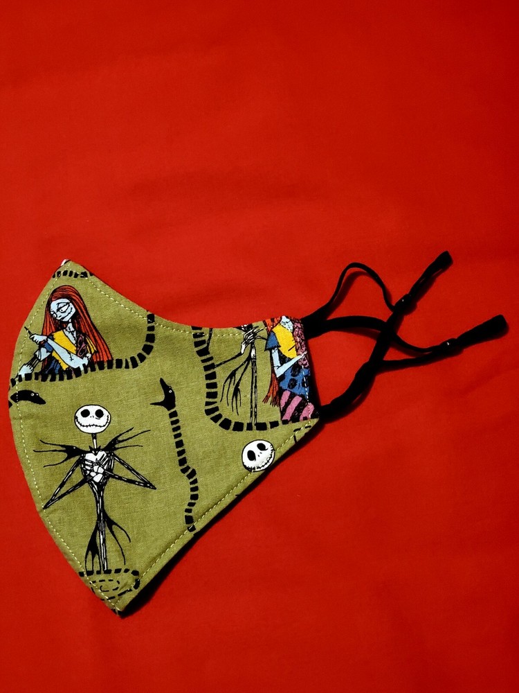 Nightmare Before Christmas Adjustable Face Mask