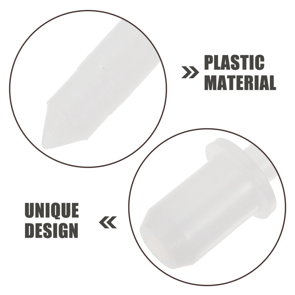 60pcs Multifunctional Practical Useful Sturdy Plastic Telescopic Shutter Pin