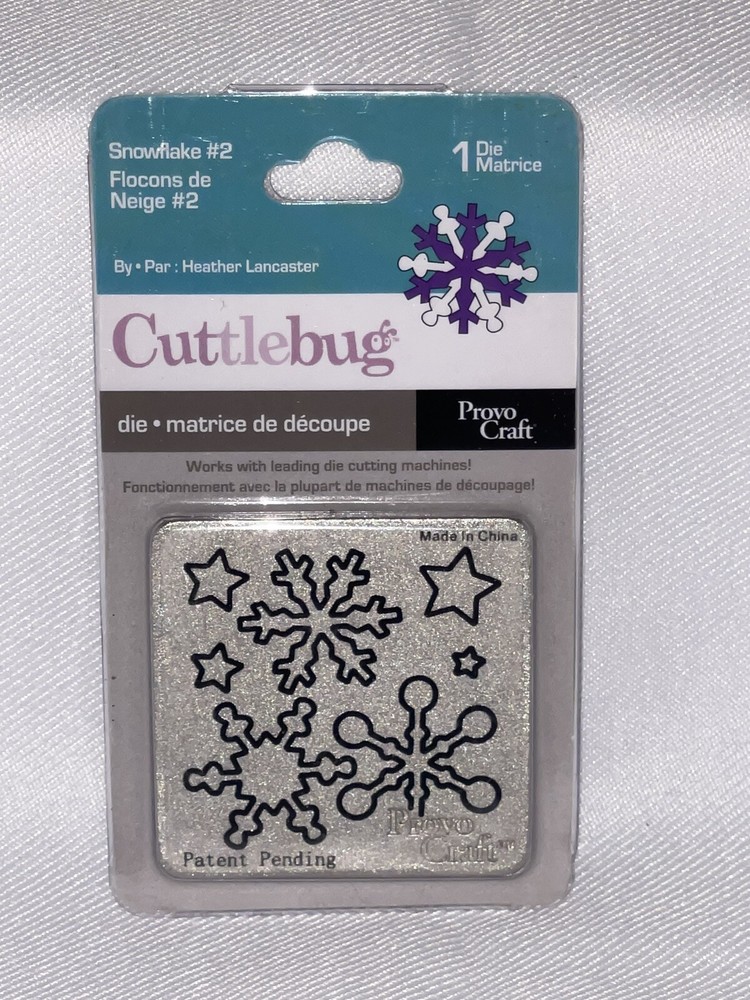 Cuttlebug Provo Craft 5 Embossing Folders 1 Die