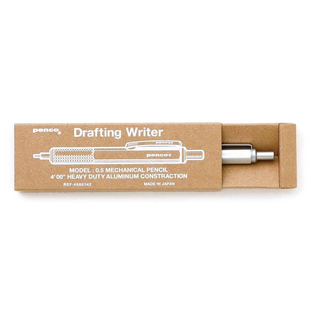 penco drafting pencil (mechanical pencil) (silver)