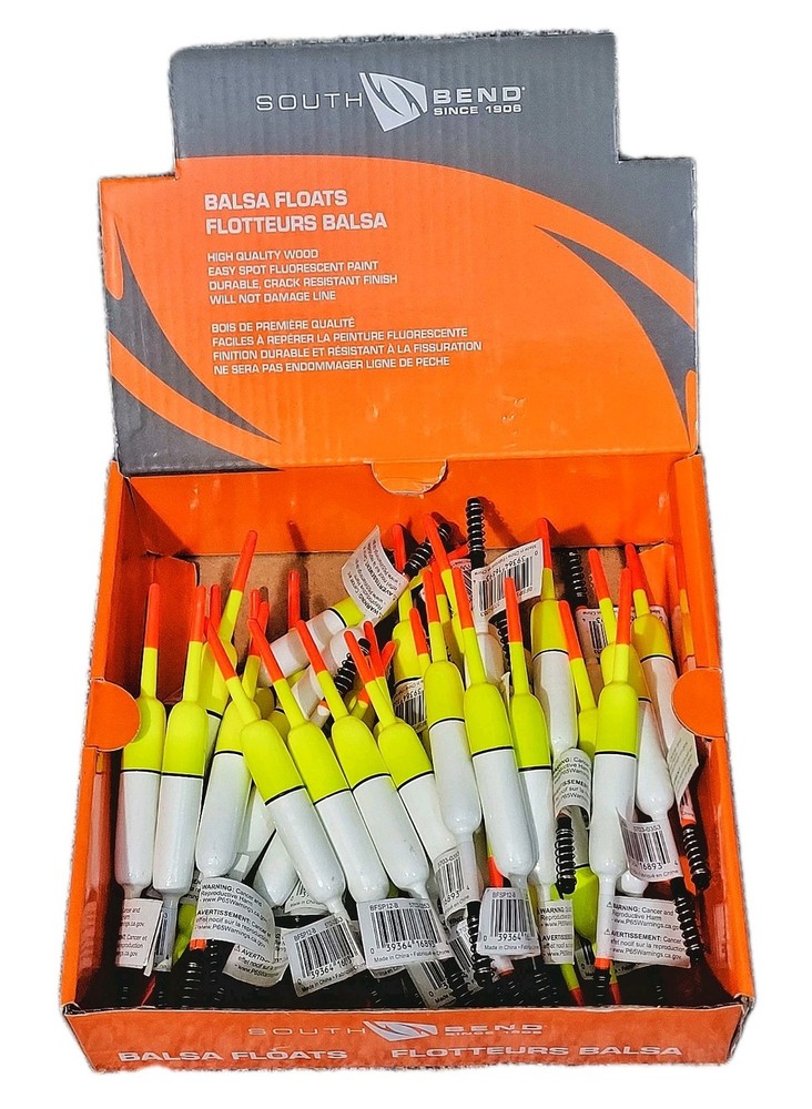 South Bend Balsa Spring Bobber, 1/2 inch, BFSP12-B