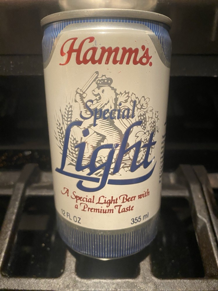 HAMM’S SPECIAL LIGHT Beer 🍺 Can Pull Tab Aluminum Olympia Brewing Co. • 1980s
