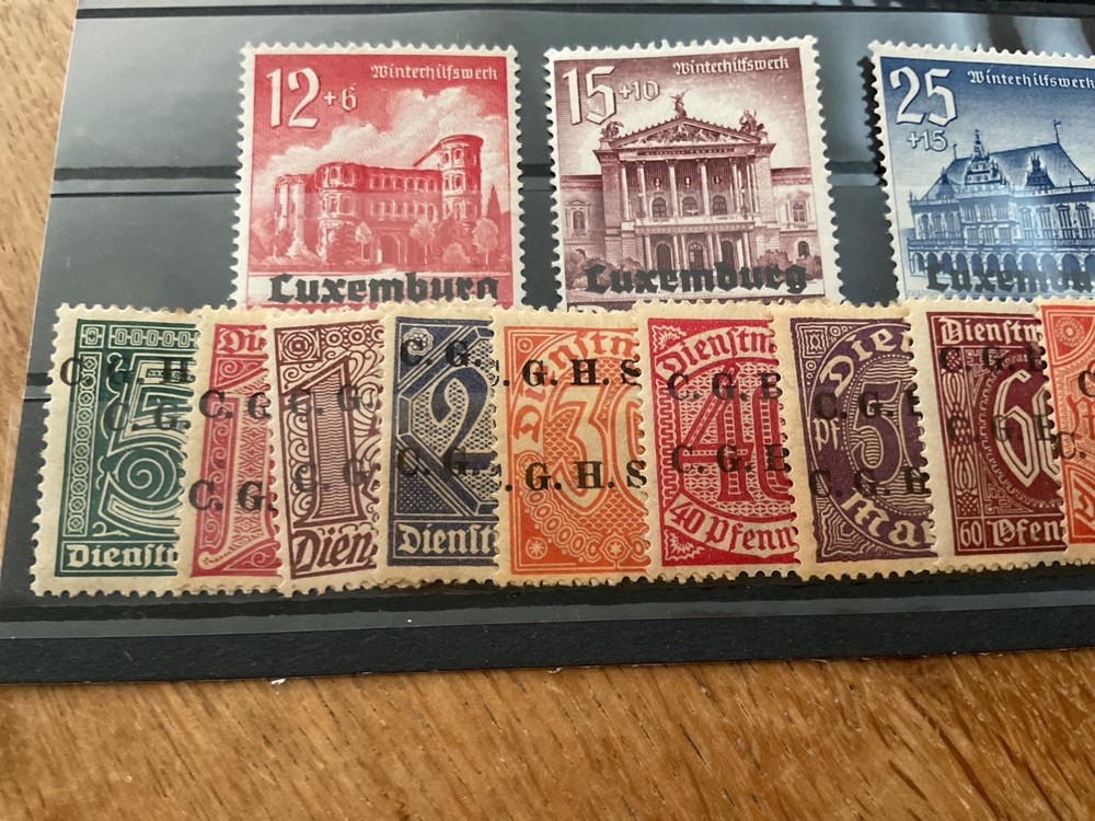 Germany occupation mounted mint or used stamps B2314