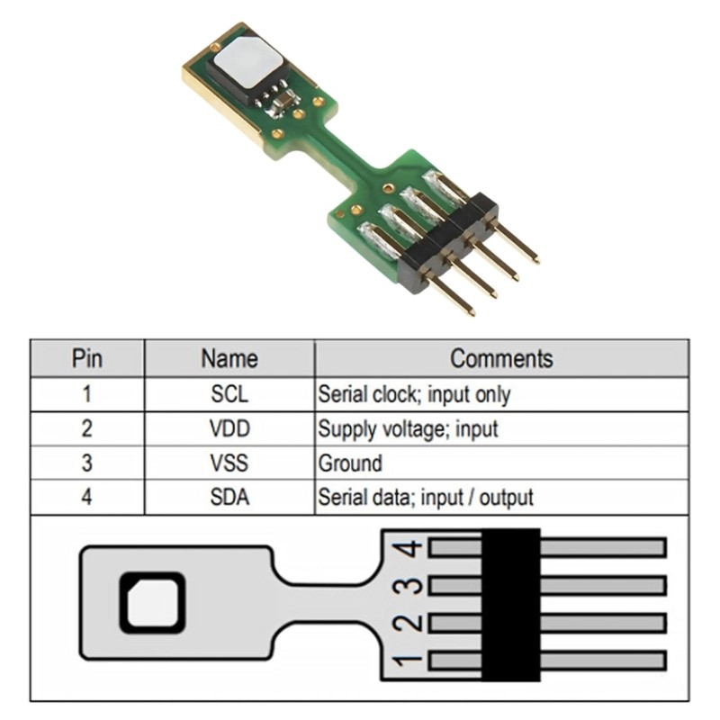 Temperature Humidity Measurement Module SHT85 Precise Temperature Humidity