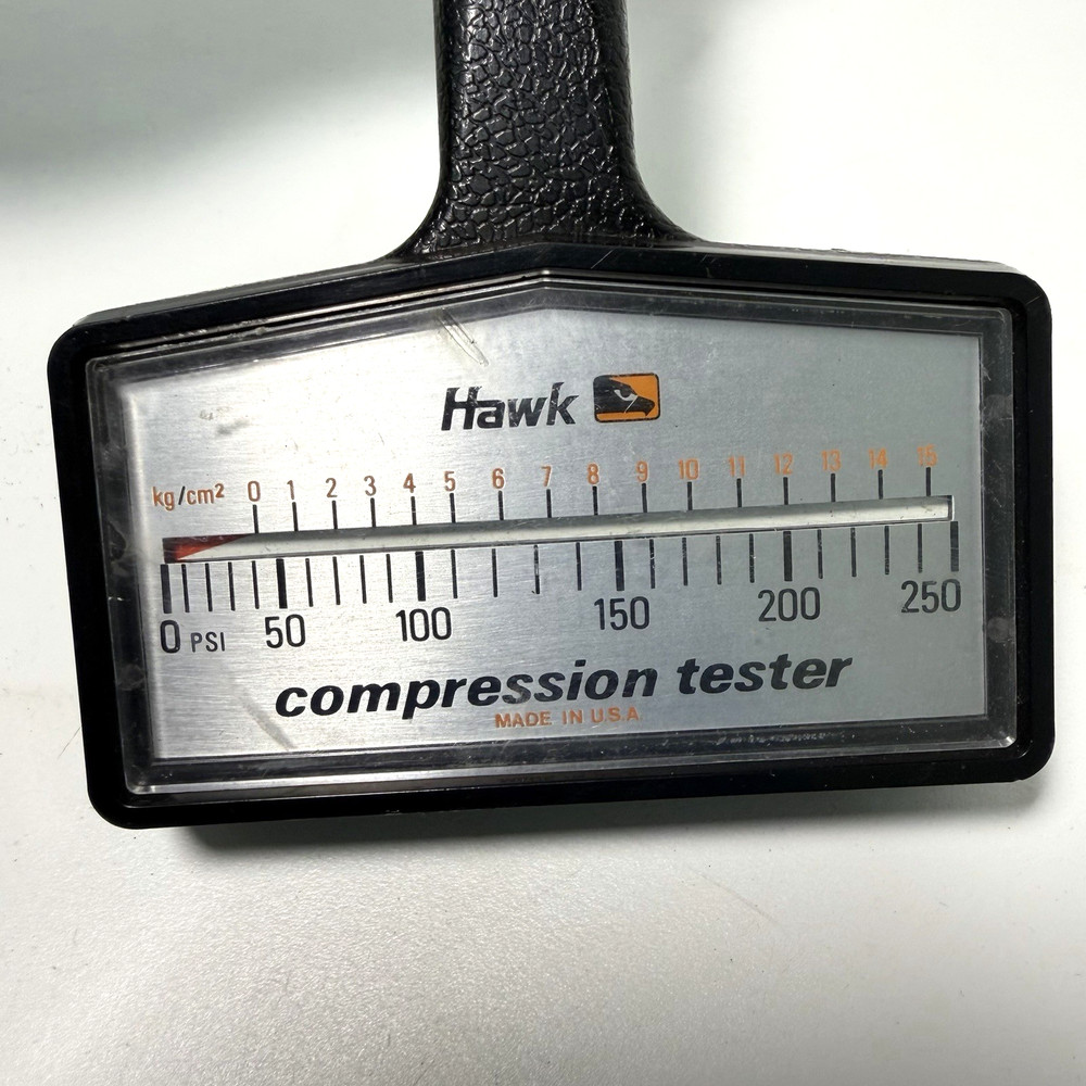 Hawk Compression Tester 0-250 PSI Handheld