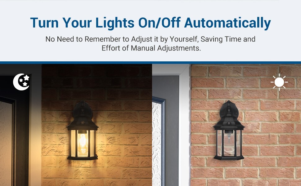 DEWENWILS 4 Pack Automatic Dusk to Dawn Light Bulb Sockets, Light Socket Indoor