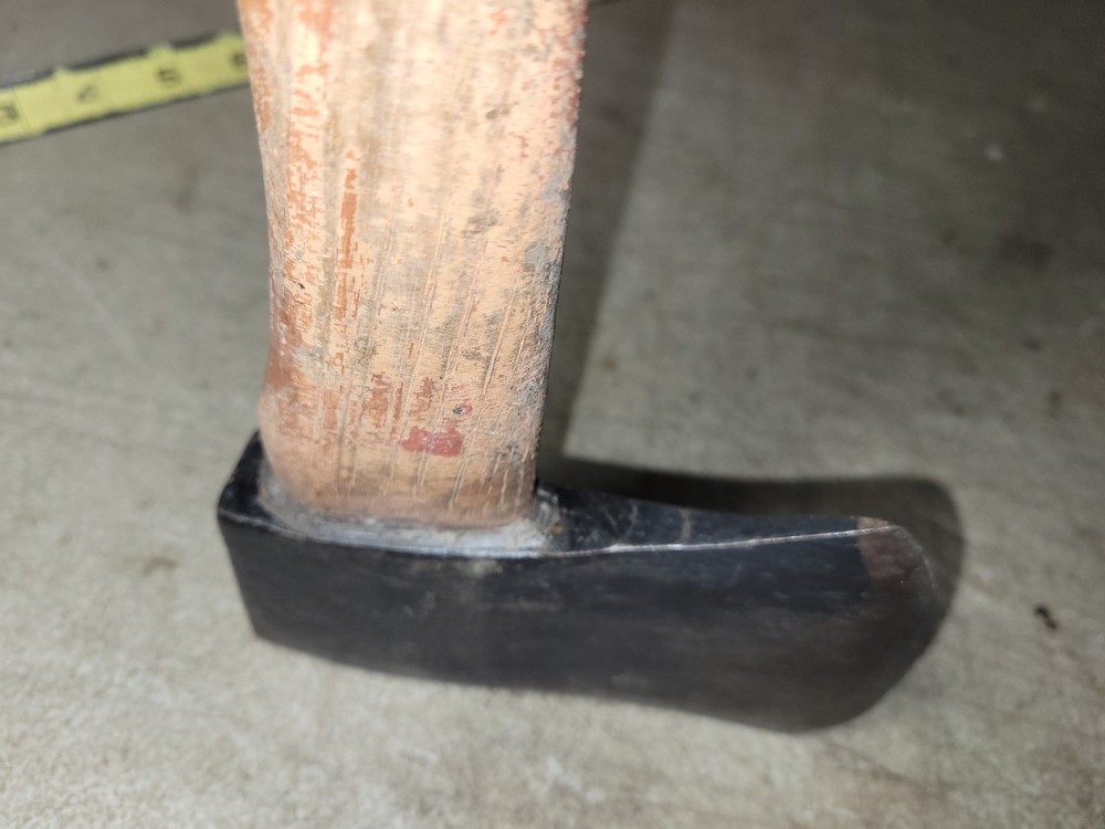 vintage plumb Permabond hatchet axe good user tool