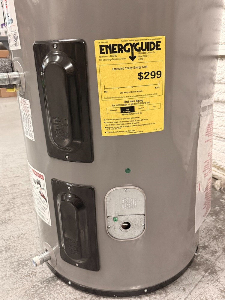 Rheem Instant Electric Commercial Water Heater 30 Gal. 208 Volts # EGSP30-C