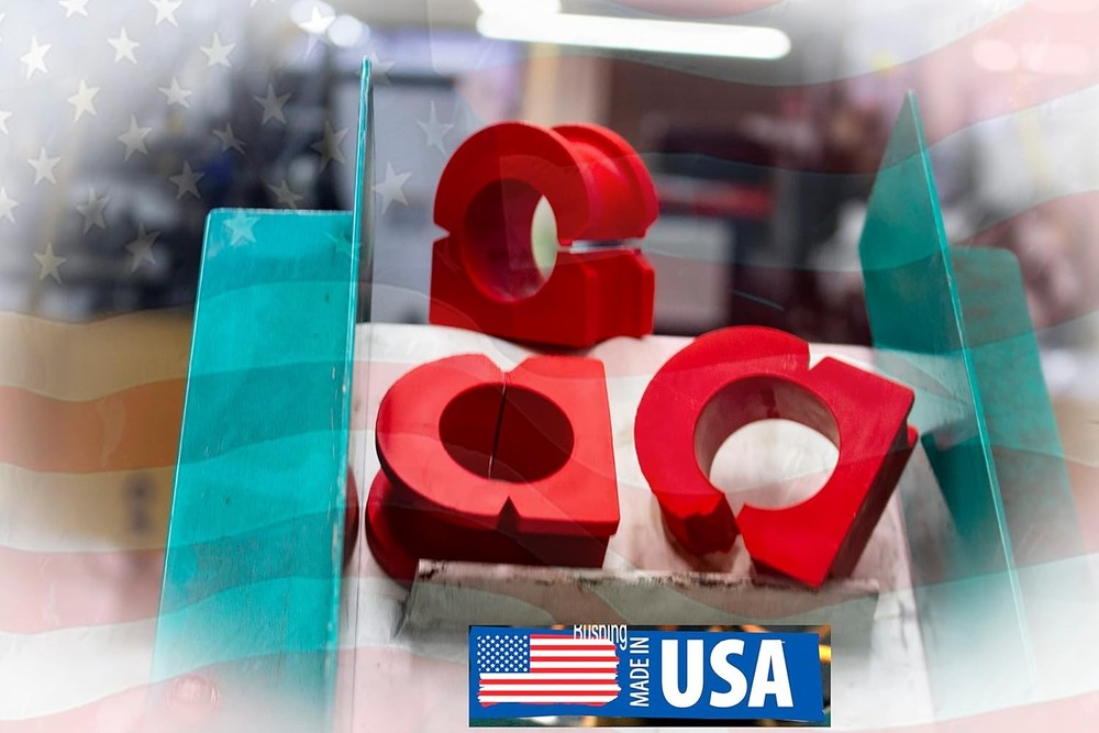 4PC Front CODE RED Sway Bar CODE RED Stabilizer Bar Bracket/Bushing Clamp Kit