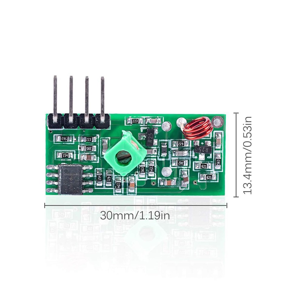 5 Sets 433M Transmitter Receiver Kit High Frequency RF Transceiver Module for...