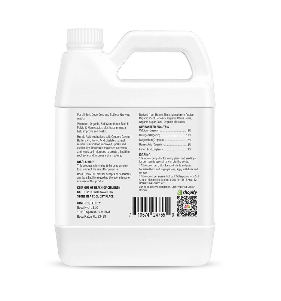 Boca Hydro Ancient Earth Organic Liquid Soil Conditioner Soil Revitalizer