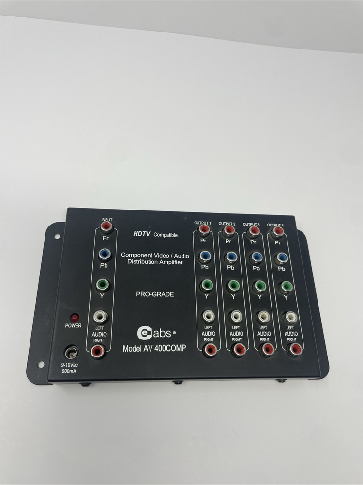 CE Labs Model AV 400COMP High Performance Audio & Video Distribution Amplifier A