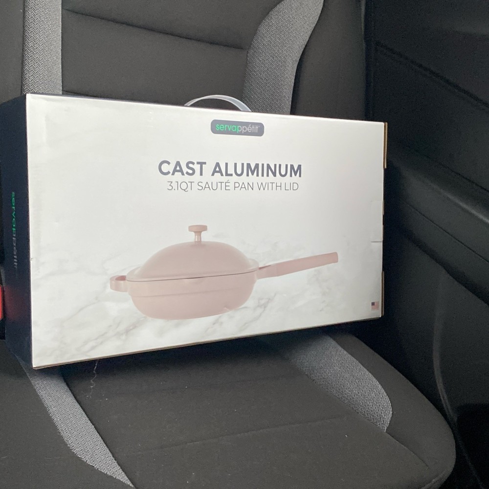 3.1 Quart Cast Aluminum Sautepan with Lid