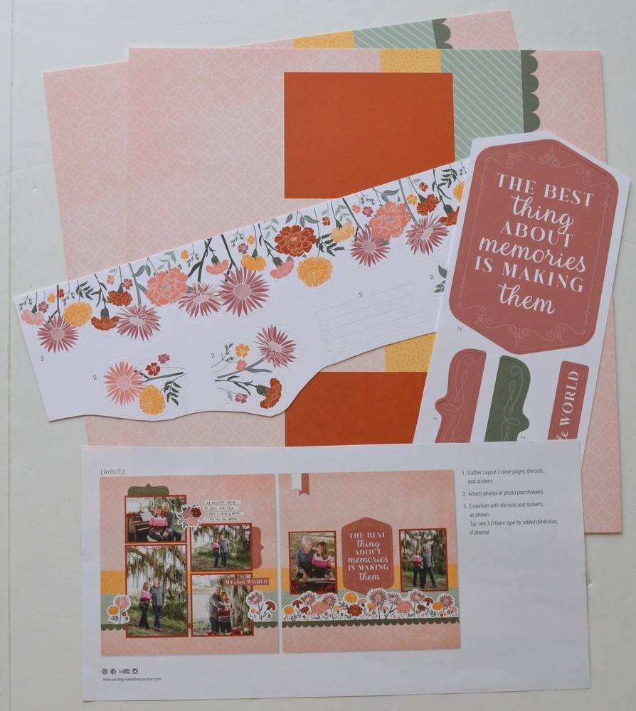 CTMH Scrapbooking Bundle “Cut Above Layout Kits” 10 Complete, 11 Partials