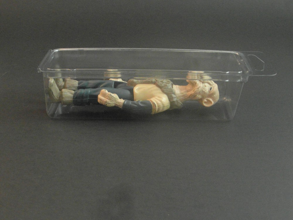 Star Wars Action Figure Blister Case Lot (50) Protective Small Stackable Cases